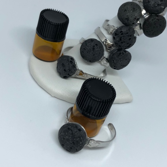 🔴BOGO FREE 100% Lava Diffuser Adjustable Ring - Picture 2 of 8